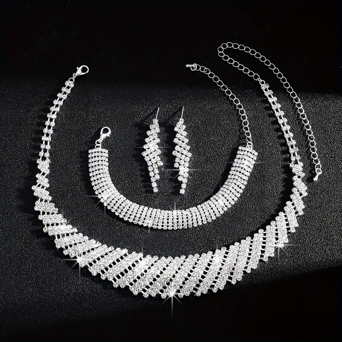 Middle Eastern Geometric Rhinestone Set